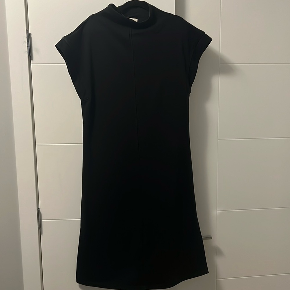 NWT Alembika cowl neck blk long dress